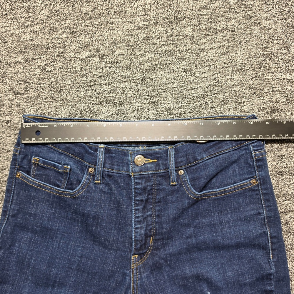 Jeans Levis 29 Womens‎ Dark Blue Excellent 311 Shaping Skinny Distressed Ripped - Picture 9 of 11